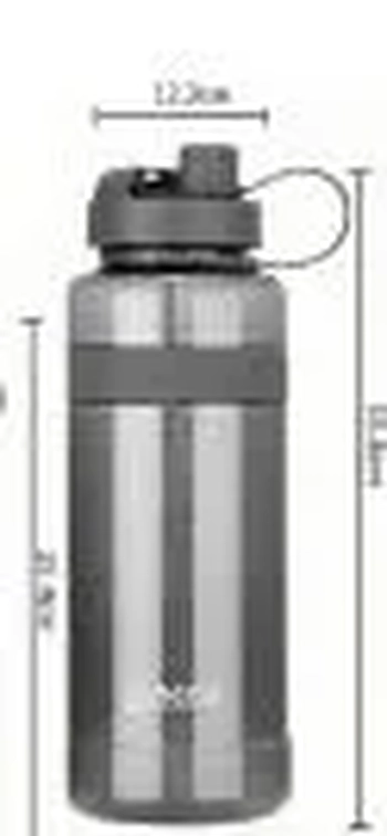 CB3311 GARRAFA CANUDO DUPLO 2 LITROS PLASTICO