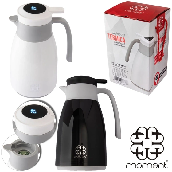 CB3186 GARRAFA TERMICA DISPLAY TEMPERATURA 1 LITRO