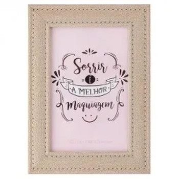 CB1316 PORTA RETRATO I MDF VIDRO E PLASTICO 10X15CM