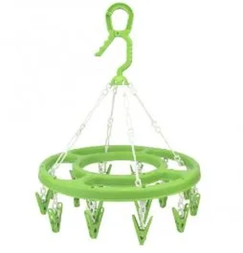 CK4152 VARAL REDONDO 18 PRENDEDORES PLASTICO 34X34CM (1UN)