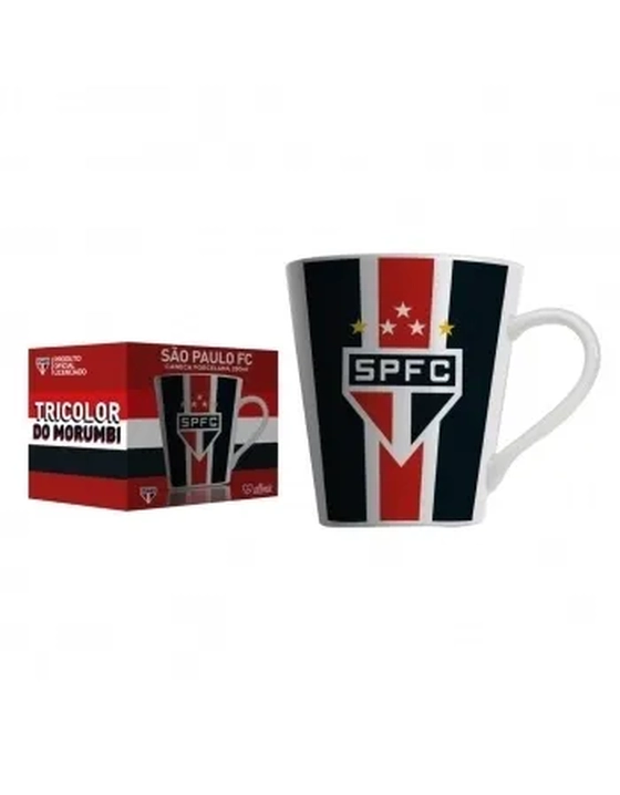 222360 CANECA PORCELANA 290ML SAO PAULO CAMISA 2-LICENCIADO