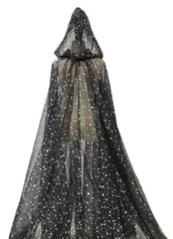 921 CAPA INFANTIL GLITTER PRETA