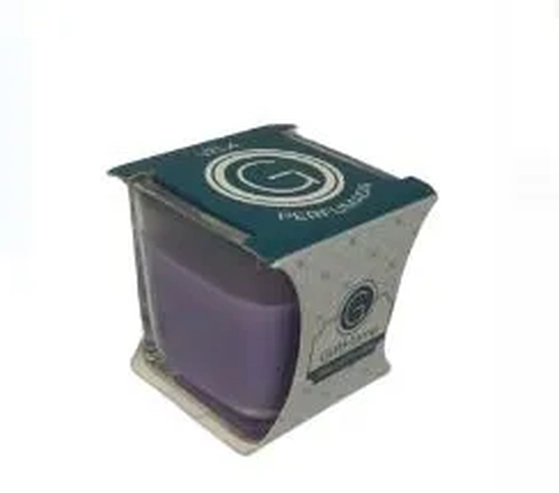 VEL-191 VELA AROMATIZANTE PARAFINA C/SUP.VIDRO 5CM