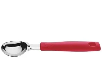 UCO183 COLHER INOX DE SORVETE CABO DE PLASTICO 20CM