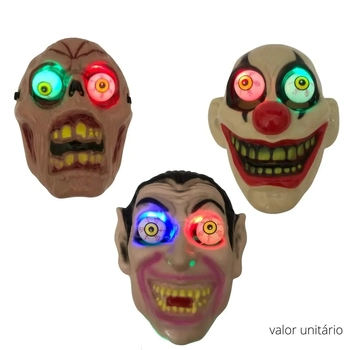 LU3938 MASCARA PLASTICO C/OLHO LED