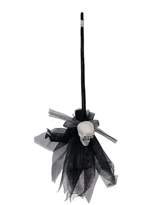 14320 VASSOURA BRUXA C/CAVEIRA 90CM