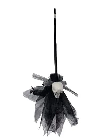14320 VASSOURA BRUXA C/CAVEIRA 90CM