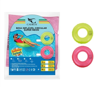 CRS-1954 BOIA INFLAVEL REDONDA NEON 65CM