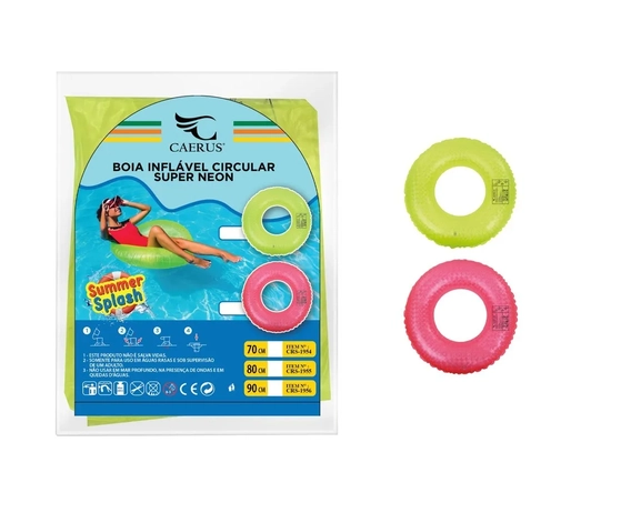 CRS-1955 BOIA INFLAVEL REDONDA NEON 75CM