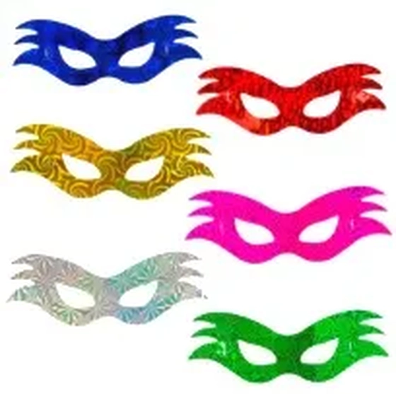 904192 MASCARA HOLOGRAFICA C/10