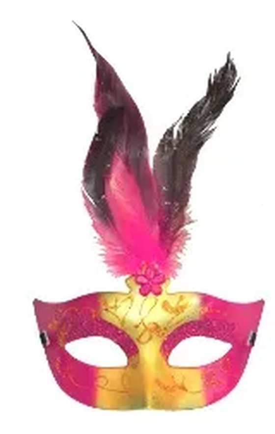 904216 MASCARA METALIZADA C/PENA