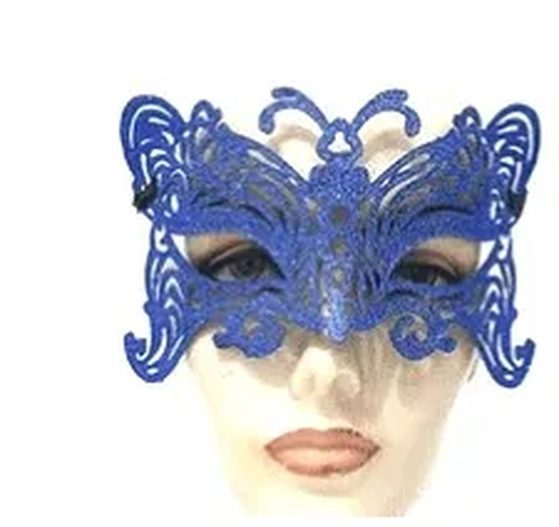 904219 MASCARA BORBOLETA C/GLITTER
