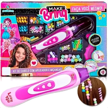 MK53 KIT DE CABELO COM APLICADOR E MICANGAS