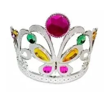 904270 COROAS PRINCESA PRATA 10X13CM  C/12