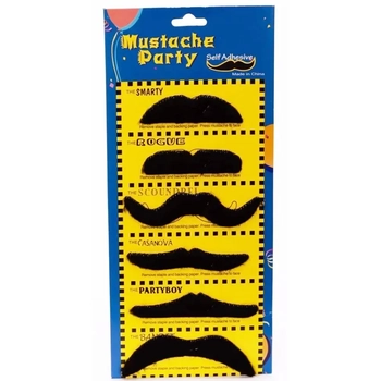 904293 CARTELA DE BIGODE C/6