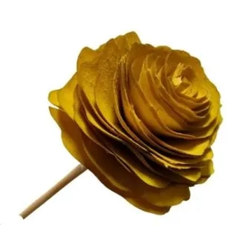 VAR-05-AM PALITO DIFUSOR EM MADEIRA 25CM AMARELO