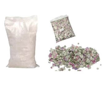 SACO CONFETE TNT 10KG C/100 PACOTES C/100 GRAMAS CADA
