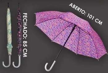 RJS01710 SOMBRINHA COLORIDA 8 VARETAS