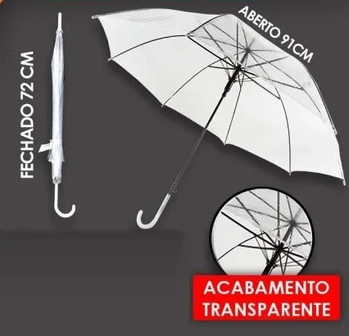 RJS01712 SOMBRINHA TRANSPARENTE