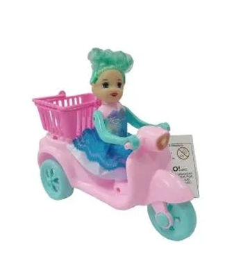 MS-3834 BONECA BICICLETA A FRICCAO