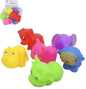 TK-AB4934 BRINQUEDO ANIMAL DE PLASTICO C/6