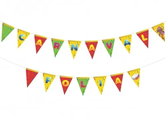841 BANDEIRINHA CARNAVAL 13X19CM