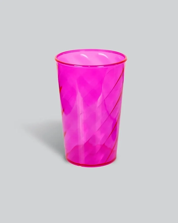 COPO TWISTER 400 ML CRISTAL PINK NEON C/ TAMPA