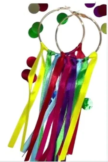 Q23270 BRINCO ARGOLA C/FITA COLORIDAS