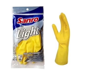 284970402 LUVA LATEX LIGTH AMARELA XG