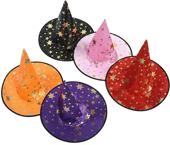 900166 CHAPEU BRUXA CORES SORTIDAS