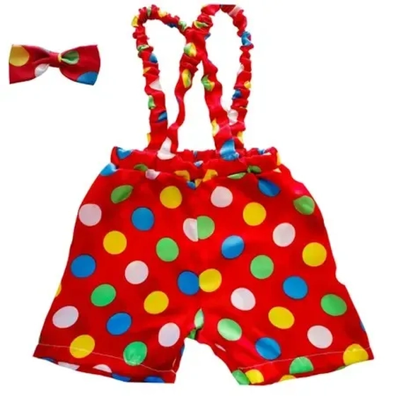 643/G FANTASIA INFANTIL BERMUDA PALHACINHO