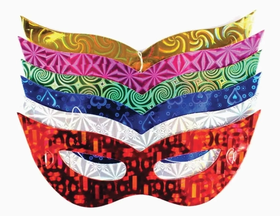 Q00411 MASCARA DE PAPEL GATINHO SORTIDAS