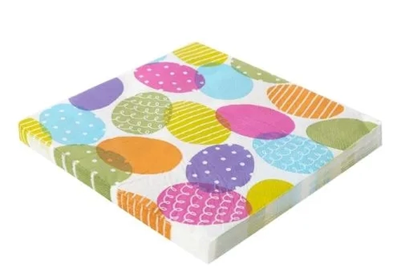 GP33135 GUARDANAPO FOLHA DUPLA OVOS DE PASCOA 33X33CM