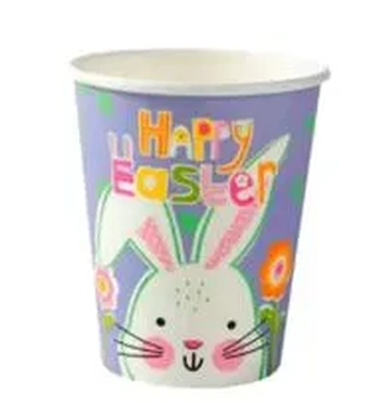 MX072S COPO PAPEL COELHINHO BRANCO