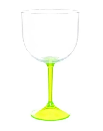 7329 TACA GIN BICOLOR SLIM PE VERDE LIMAO