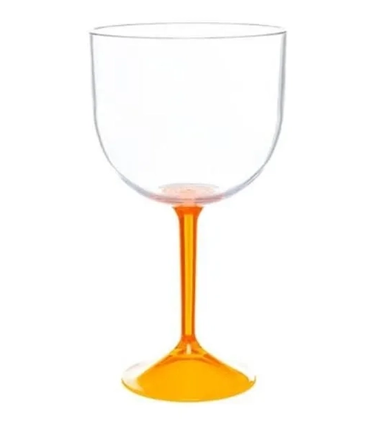 7330 TACA GIN BICOLOR SLIM PE LARANJA NEON