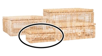 023 MALETA DE PALHA 9X21X13CM