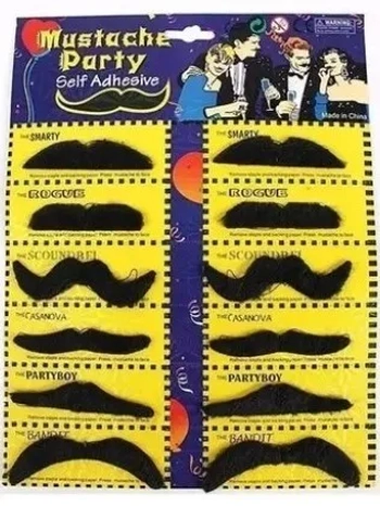 900200 BIGODE DE POLIESTER C/12