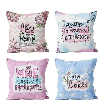 0045-M ALMOFADA DECORADA MAE 35X35XM