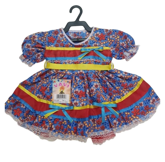00126 VESTIDO JUNINO BEBE M