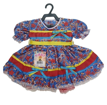00126 VESTIDO JUNINO BEBE M