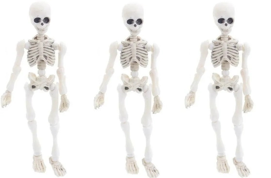900207 ESQUELETO PLASTICO 7CM C/3