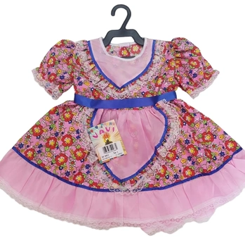 00013 VESTIDO JUNINO BEBE M