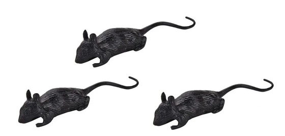 900215 RATO PLASTICO C/3