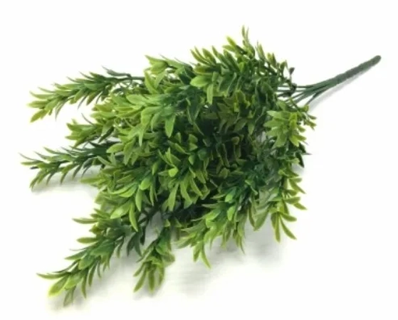 W418-09 BUQUE VERDE C/7 GALHOS 33CM