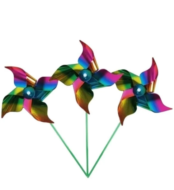 1115 CATAVENTO METALIZADO C/12 - MULTICOLORIDO