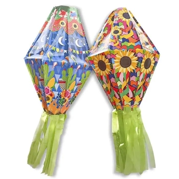 SJ00B BALAO JUNINO ESTAMPADO 9CM