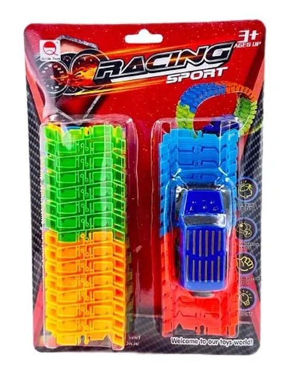 TK-1738 BRINQUEDO PISTA DE PLASTICO C/ CARRINHO