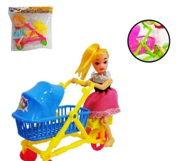 TK-1169 BRINQUEDO BONECA DE PLASTICO A CORDA