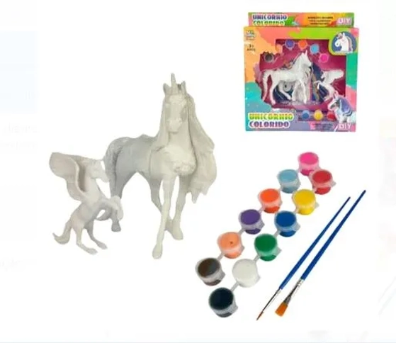 TK-AB6347 BRINQUEDO CONJUNTO ANIMAL DE PLASTICO P/ PINTURA